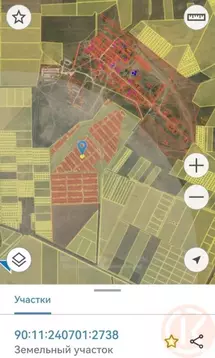 Участок в Крым, Сакский район, Штормовское с/пос, с. Приветное  (6.0 ...