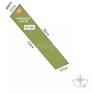 Участок в Башкортостан, Стерлитамак Вишенка СНТ,  (6.49 сот.)