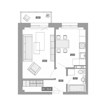 1-к кв. Приморский край, Артем ул. Острякова, 37А (40.4 м)