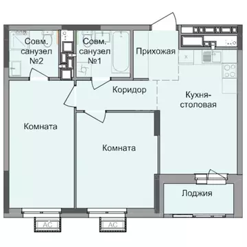 2-к кв. Удмуртия, Ижевск Северо-Западный жилрайон, 4-й мкр, Истории ...