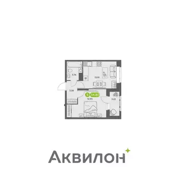 1-к кв. Архангельская область, Архангельск АКвартал жилой комплекс ...