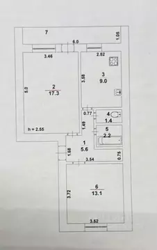 2-к кв. Саратовская область, Вольск муниципальное образование, Клены ...