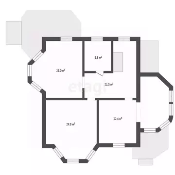 Дом в Брянская область, Брянский район, Супоневское с/пос, с. Супонево ...