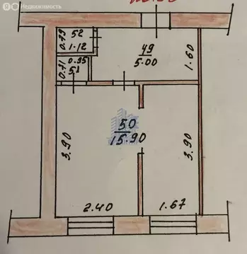 Квартира-студия: Чебоксары, улица Декабристов, 14к1 (22.5 м)