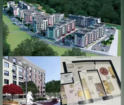 2-к кв. Башкортостан, Уфа ул. Академика Курчатова, 65 (49.9 м)