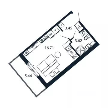 Студия Ленинградская область, Мурино Всеволожский район, просп. ...