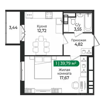 1-к кв. Ленинградская область, Сертолово Всеволожский район, Сертолово ...