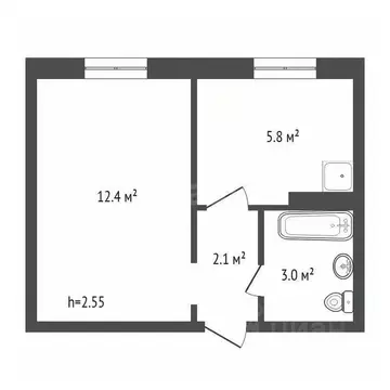 1-к кв. Красноярский край, Красноярск ул. 26 Бакинских Комиссаров, 9 ...