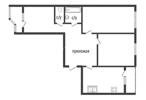 3-комнатная квартира: Кострома, микрорайон Давыдовский-2, 61 (65 м)