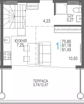 Студия Крым, Сакский район, Лесновское с/пос, с. Прибрежное Розовое ...