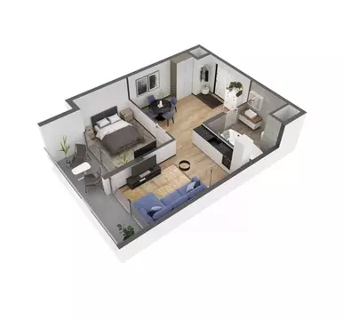 2-к кв. Крым, Ялта ул. Дражинского, 53 (55.5 м)