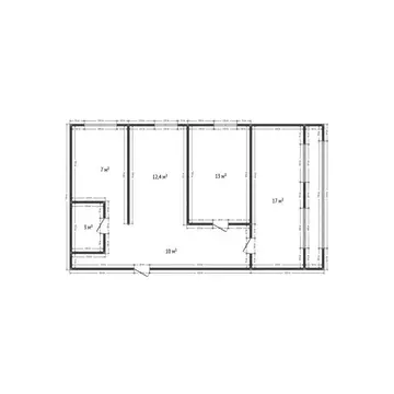 3-комнатная квартира: Махачкала, проспект Гамидова, 57 (70.4 м)
