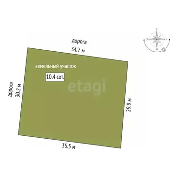 Участок в Вологодская область, Кадуйский муниципальный округ, д. ...