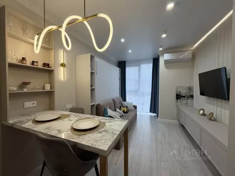 Студия Краснодарский край, Сочи Бытха мкр, ул. Ясногорская, 16/6к3 ...