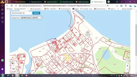 Участок в Тверская область, Осташковский муниципальный округ  (7.3 ...