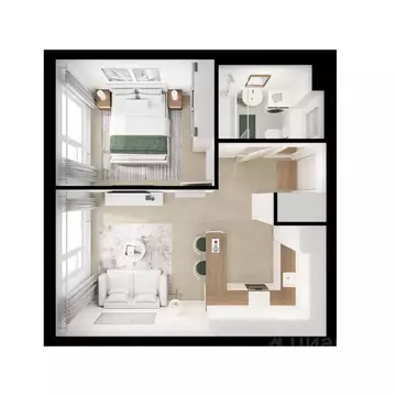 1-к кв. Московская область, Мытищи Ярославский квартал жилой комплекс, ...