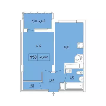 1-к кв. Крым, Феодосия ул. Грина, 45 (38.2 м)