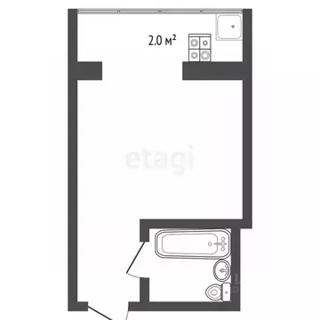 Студия Тюменская область, Тюмень ул. Судостроителей, 38 (18.0 м)