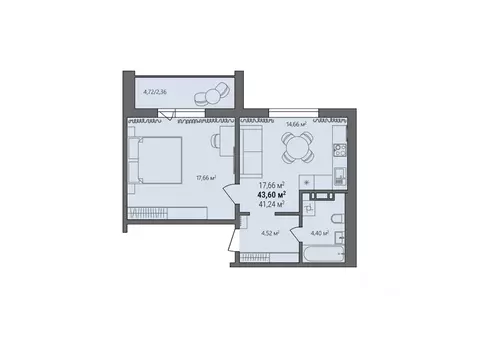 2-к кв. Челябинская область, Челябинский городской округ, пос. ...