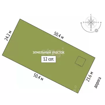 Участок в Санкт-Петербург Поселок Лисий НОС, Раздельная тер.,  (12.0 ...