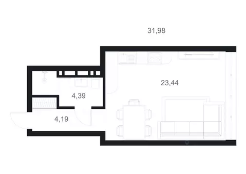 Студия Дагестан, Каспийск ул. М. Халилова, 1А (31.98 м)