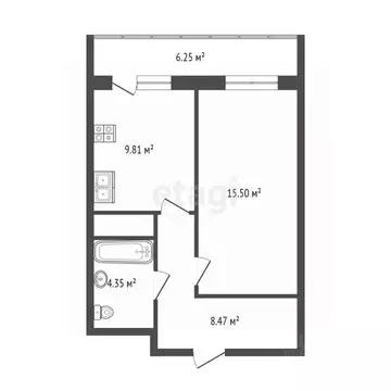 1-к кв. Мордовия, Саранск просп. Российской Армии, 28 (44.0 м)