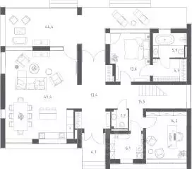 Дом в Тверская область, Калининский муниципальный округ, Порт Эмм ...