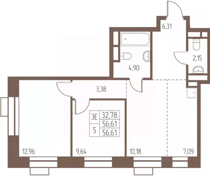 3-к кв. Московская область, Ивантеевка Пушкинский городской округ, ...