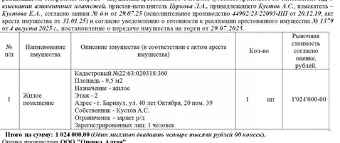 Свободной планировки кв. Алтайский край, Барнаул ул. 40 лет Октября, ...
