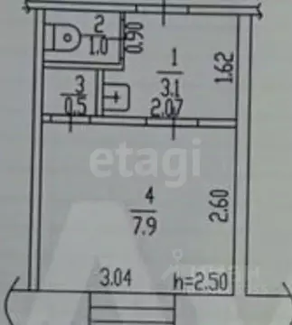 Студия Алтайский край, Барнаул ул. Эмилии Алексеевой, 5к2 (12.5 м)