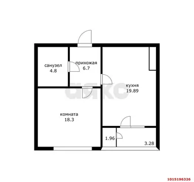 1-комнатная квартира: Краснодар, Школьный микрорайон, Школьная улица, ...