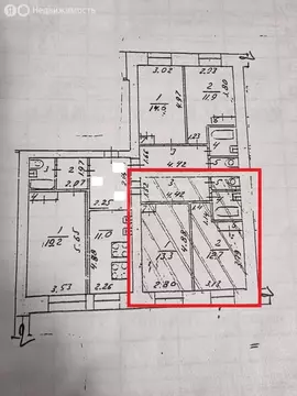 2-комнатная квартира: Казань, улица Маршала Чуйкова, 53 (37.8 м)