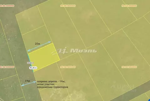 Участок в Крым, Черноморский район, Медведевское с/пос, с. Медведево  ...