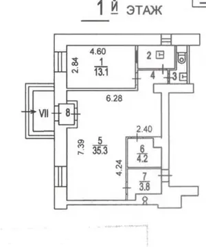 Помещение свободного назначения в Москва 1-й Новоподмосковный пер., 4 ...