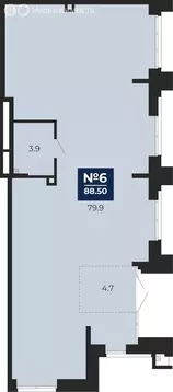 Помещение свободного назначения (88.5 м)
