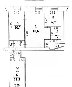 3-к кв. Волгоградская область, Волгоград просп. Маршала Жукова, 145 ...