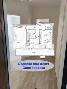 2-к кв. Санкт-Петербург ул. Руднева, 18 (60.8 м)