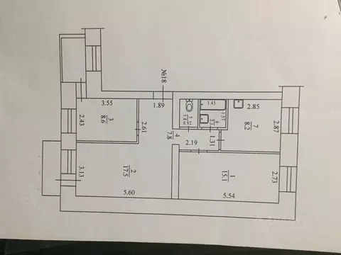3-к кв. Саха (Якутия), Якутск Марха мкр, ул. Олега Кошевого, 71 (62.0 ...