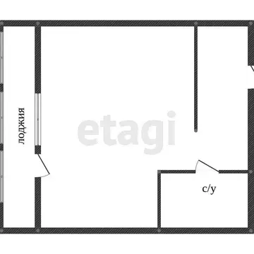 1к в -комнатной квартире (14 м)