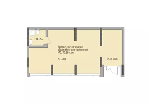 Помещение свободного назначения в Татарстан, Казань Статный жилой ...