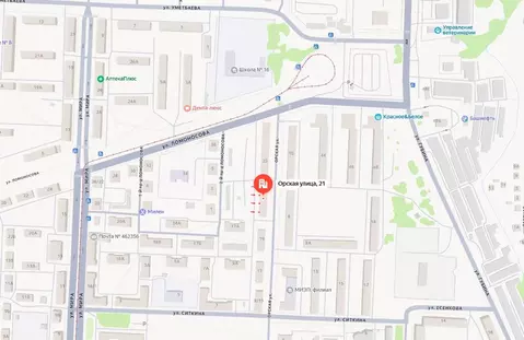 Свободной планировки кв. Оренбургская область, Новотроицк Орская ул., ...