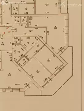 3-комнатная квартира: Воронеж, улица Ломоносова, 53 (108.6 м)