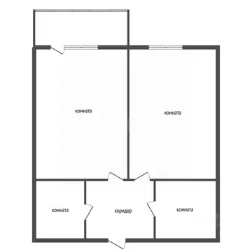 1-к кв. Воронежская область, Воронеж ул. Пирогова, 72А (37.3 м)