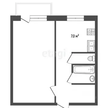 1-к кв. Московская область, Клин ул. 60 лет Октября, 3 (38.4 м)