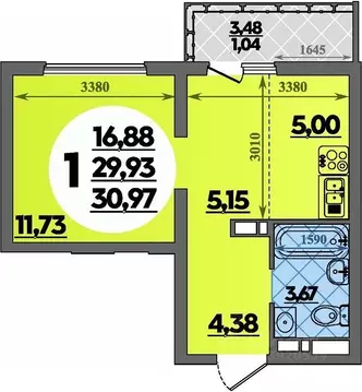 Студия Адыгея, Майкоп  (30.97 м)