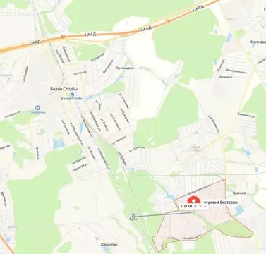 Участок в Московская область, Домодедово городской округ, д. Бехтеево  ...