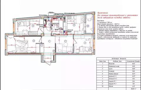 3-к кв. Пензенская область, Пенза ул. Генерала Глазунова, 6 (80.07 м)