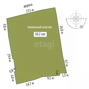 Дом в Тюменская область, Тюмень Цимлянская ул. (86 м)