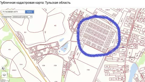 Участок в Тульская область, Тула городской округ, д. Юрьево 47 (10.0 ...