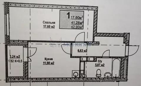 1-к кв. Нижегородская область, Нижний Новгород д. Анкудиновка, ул. ...